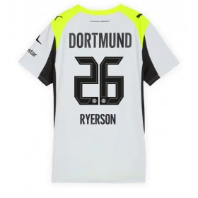 Borussia Dortmund Julian Ryerson #26 Borte skjorte til dame 2025-26 Kortermet